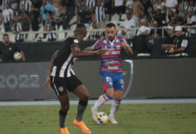 Fortaleza perde de virada para o Botafogo na Série A