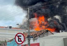 Incêndio atinge prédio da Câmara dos Vereadores de Sobral