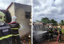 Incêndio destrói ônibus escolares na prefeitura de Tamboril; autoridades investigam possibilidade de crime premeditado