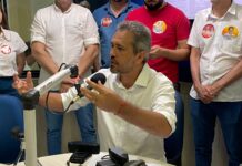 “Com todo respeito aos adversários, mas estaremos no segundo turno”, diz Elmano de Freitas