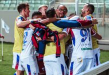 Fortaleza vence o América-MG com dois de Thiago Galhardo