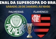 Rádio Poty transmite Palmeiras x Flamengo na final da Supercopa