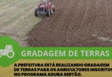 Prefeitura de Independência realiza gradagem de terras para agricultures inscritos no programa Aduba Sertão