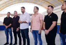 Prefeito Marcelo Mota realiza visita em obra de reforma do mercado público em Sucesso