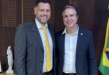 Prefeito Marcelo Mota se encontra com ministro da educação Camilo Santana em Brasília
