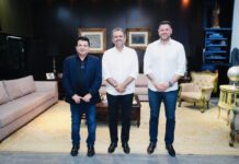 Prefeito Marcelo Mota e Deputado Jeová Mota buscam investimentos para Tamboril durante encontro com Governador