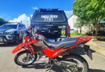 Veículo adulterado é apreendido pela Força Tática em Crateús