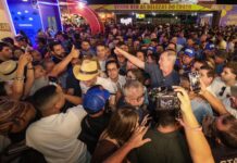 A eleição é ao redor do assunto Ceará”, diz Ciro Gomes durante visita à ExpoCrato